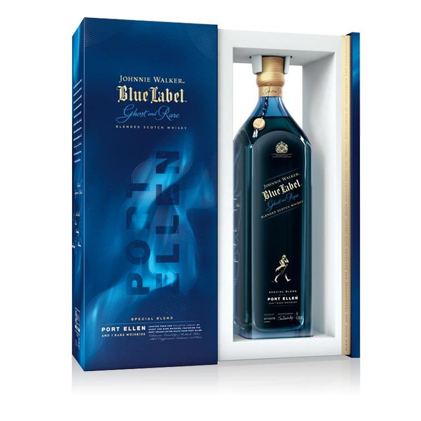 Bottle of Johnnie Walker Ghost Rare Port Ellen Limited Edition Scotch whisky, 700ml
