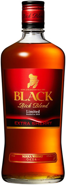 Bottle of Nikka Black Rich Blend Extra Sherry Limited Bottled 2018, 700ml Japanese whisky