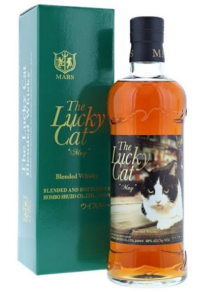 Bottle of Mars The Lucky Cat May 2018 Release 700ml blended whisky finished in umeshu casks