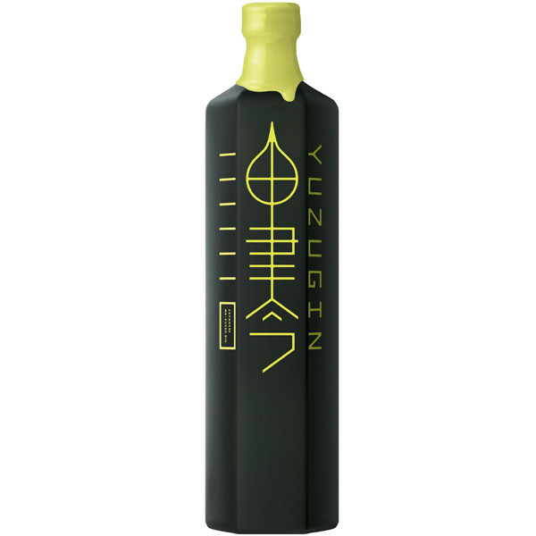 Bottle of Kyoya Shuzo Premium Yuzu Gin 750ml, a Japanese gin infused with yuzu and botanicals