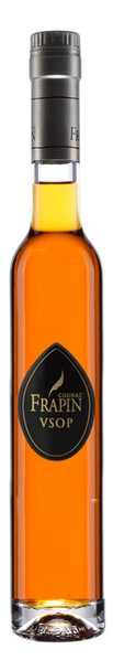 Bottle of Frapin VSOP Cognac 350ml in decanter, made from Grande Champagne grapes
