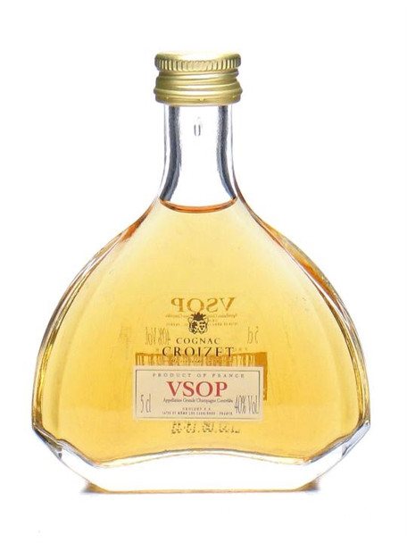 Croizet VSOP cognac 50ml bottle from the Grande Champagne region of Cognac