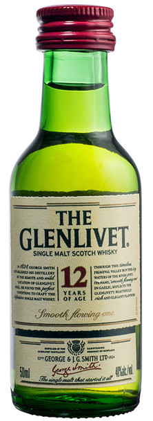 The Glenlivet 12 Years Old 50ml ( Old Bottle )
