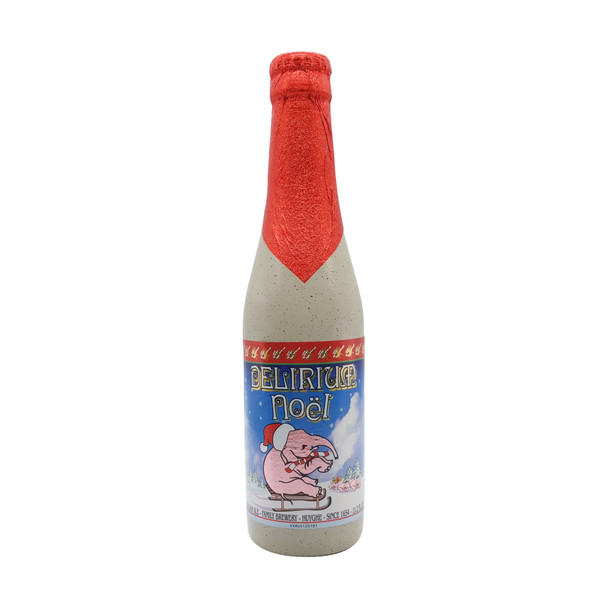 Delirium Christmas 330ml Case, festive holiday ale with chestnut amber color and creamy white head