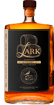 Bottle of Lark Symphony No.1 100ml Tasmanian blended malt whisky