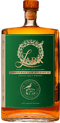 Lark Christmas Cask Release 2020 500ml single malt whisky bottle