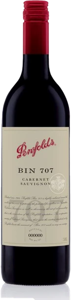 Bottle of Penfolds BIN 707 2008 Cabernet Sauvignon, 750ml, from South Australia