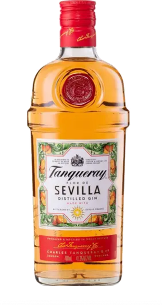Bottle of Tanqueray Flor De Sevilla Gin 700ml, infused with Seville orange botanicals