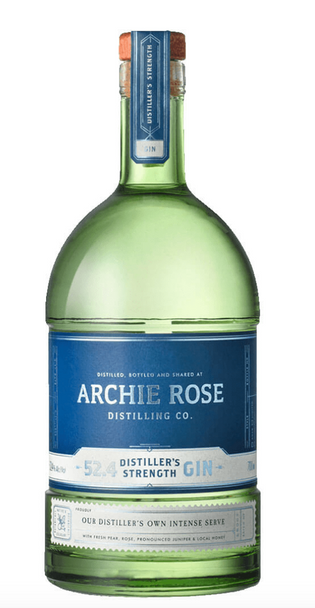 Bottle of Archie Rose Distiller's Strength Gin 700ml, an Australian gin at 58% ABV