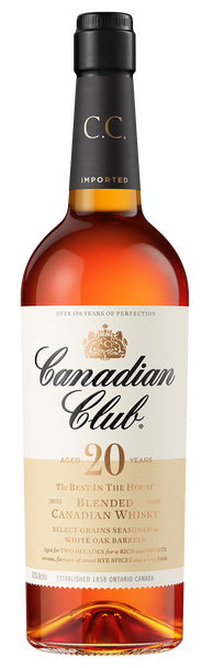 Canadian Club 20 Year Old  Whisky 750ml