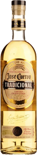 Bottle of Jose Cuervo Tradicional Limited Tequila 750ml