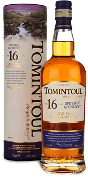 Tomintoul 16 Year Old Single Malt Whisky 700ml