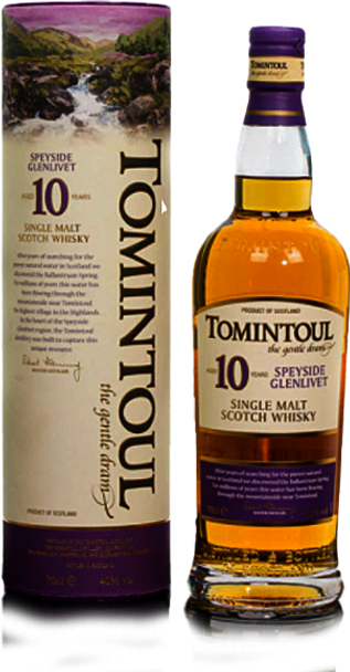 Tomintoul 10 Year Single Malt Scotch Whisky 700ml