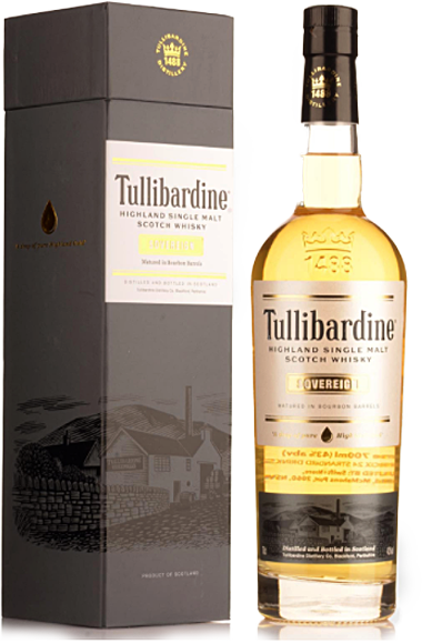 Bottle of Tullibardine Sovereign Single Malt Scotch Whisky, 700ml