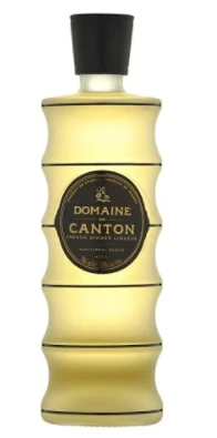 Bottle of Domaine De Canton Ginger Liqueur 700ml, a French ginger liqueur