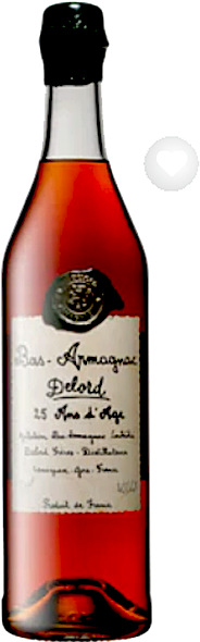 Bottle of Delord Bas-Armagnac 25 Years Old 700ml