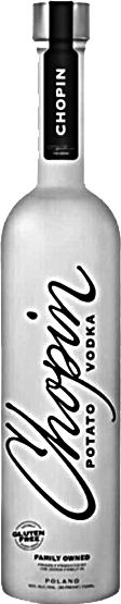 Bottle of Chopin Potato Vodka 700ml, a premium Polish potato vodka