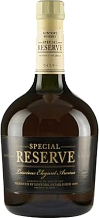 Bottle of Suntory Special Reserve Whisky 700ml, a Japanese blended whisky