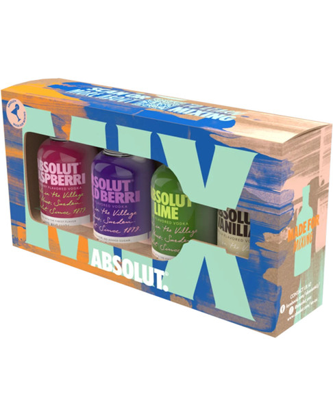 Absolut Flavours 4PK 50ml 