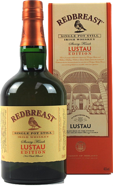 Bottle of Redbreast Lustau Edition single pot still Irish whiskey, 700ml