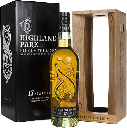 Bottle of Highland Park 17 Year Old - The Light single malt whisky, 700ml