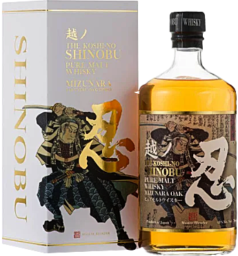 Bottle of Shinobu Pure Malt Japanese Whisky 700ml