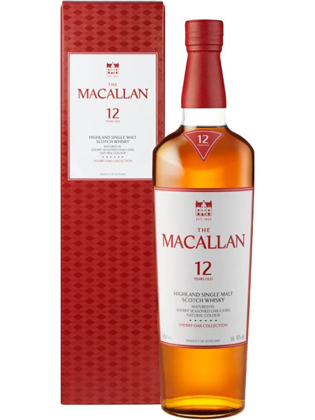 Macallan 12 Year Old Sherry Cask Single Malt Scotch Whisky 700ml