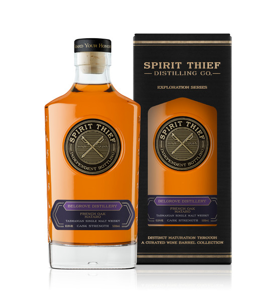 Bottle of Spirit Thief Belgrove Distillery French Oak Mataro 500ml Australian wine