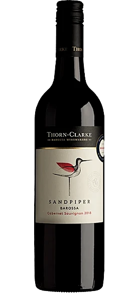 Bottle of Sandpiper Cabernet Sauvignon red wine, 750ml