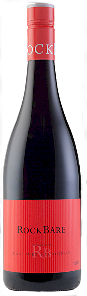 Bottle of Rock Bare Cabernet Sauvignon 750ml red wine