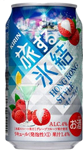 Kirin Hongkong Style Lychee Alcohol 4% 350ml x 24