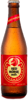 Red Horse Beer 330ml bottles, 24-pack, strong pale lager