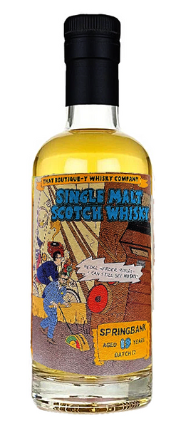 Bottle of Springbank That Boutique-y Whisky 19YO 50ml, a limited edition Scotch whisky
