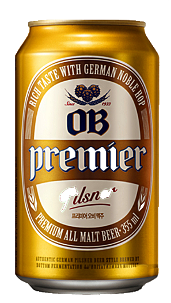 The Premier OB Pilsner Beer Cans 355ml