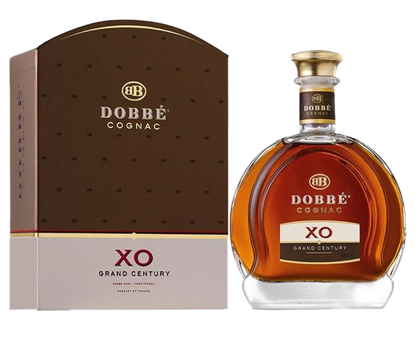 Bottle of Dobbe Cognac Grand Century XO 700ml from the Cognac region of France