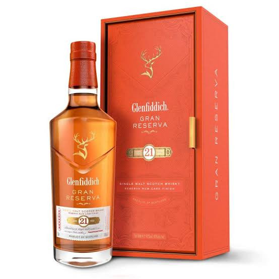 Bottle of Glenfiddich 21 Year Old Gran Reserva Scotch Whisky, 700ml
