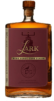Bottle of Lark Ruby Pinot Cask Finish Single Malt Whisky 2021, 500ml