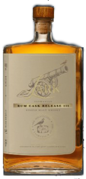 Bottle of Lark Rum Cask III Release Single Malt Whisky 2021, 500ml, Tasmanian whisky
