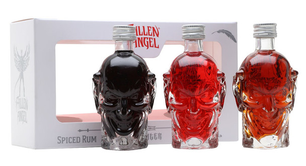 Fallen Angel Spirits Miniature Gift Set with three 50ml bottles