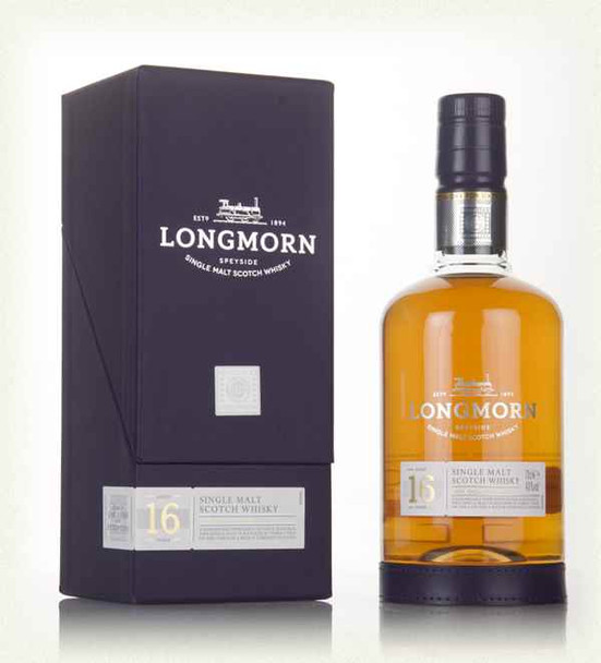 Bottle of Longmorn 16 Year Old Speyside single malt Scotch whisky