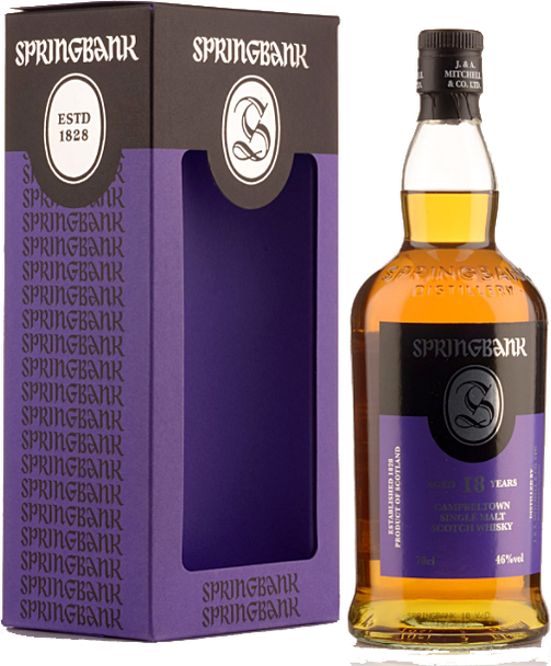 Springbank 18 Year Old Single Malt Scotch Whisky 700ml 