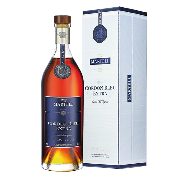 Bottle of Martell Cordon Bleu Extra Cognac 700ml