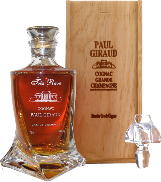 Paul Giraud Tres Rare Quadro Carafe 58YO Cognac 700ml bottle in decorative carafe