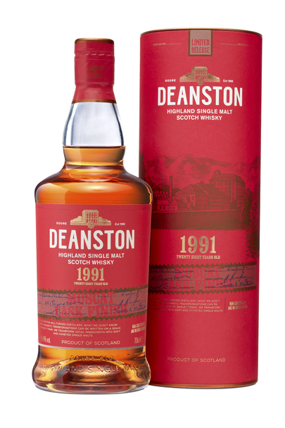 Bottle of Deanston 1991 Muscat Cask Finish 28 Year Old Single Malt Scotch Whisky, 700ml