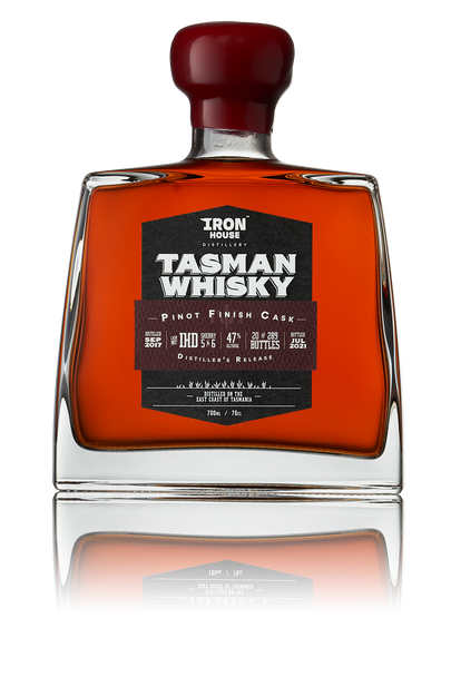 Bottle of Iron House Pinot Finish Cask Tasmanian Single Malt Whisky 700ml
