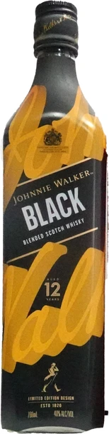 Johnnie Walker Black Label Festive Limited Edition 2021 700ml blended Scotch whisky bottle