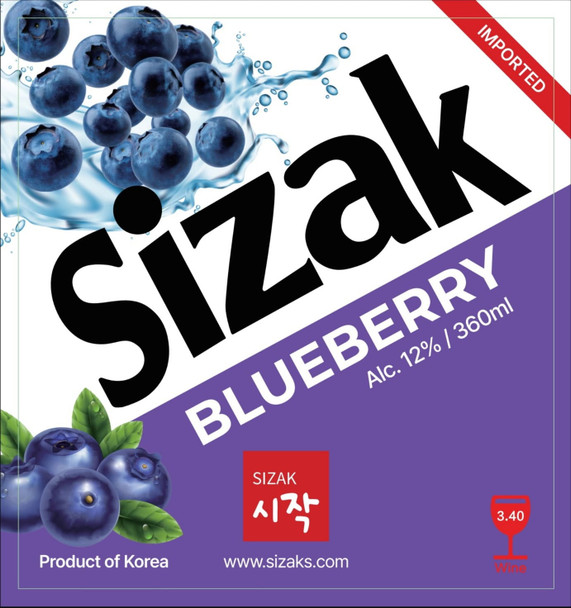 Sizak Blueberry Soju 360ml