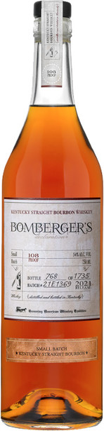 Bomberger's Declaration Kentucky Straight Bourbon Whiskey 2021 Release 700ml