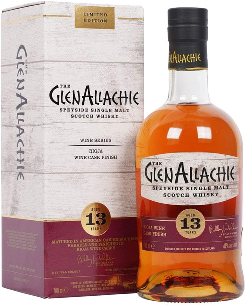 Glenallachie 13 Year Old Rioja Wine Finish Whisky 700ml 