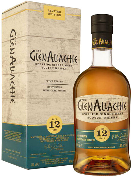 The GlenAllachie Sauternes Wine Cask Finish 12 Year Old 700ml